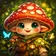 Colorful and expressive cartoon character avatar against a bright background.